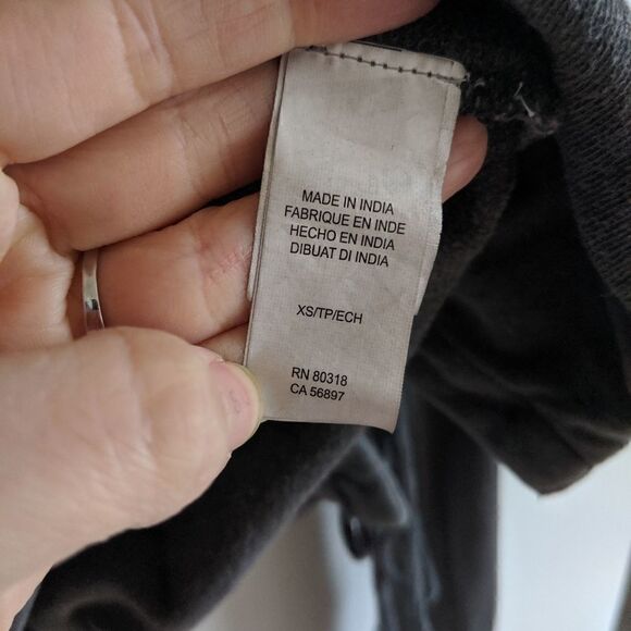 (Lucky Brand) Gray Embroidered LA Boho Hood - Picture 6 of 7